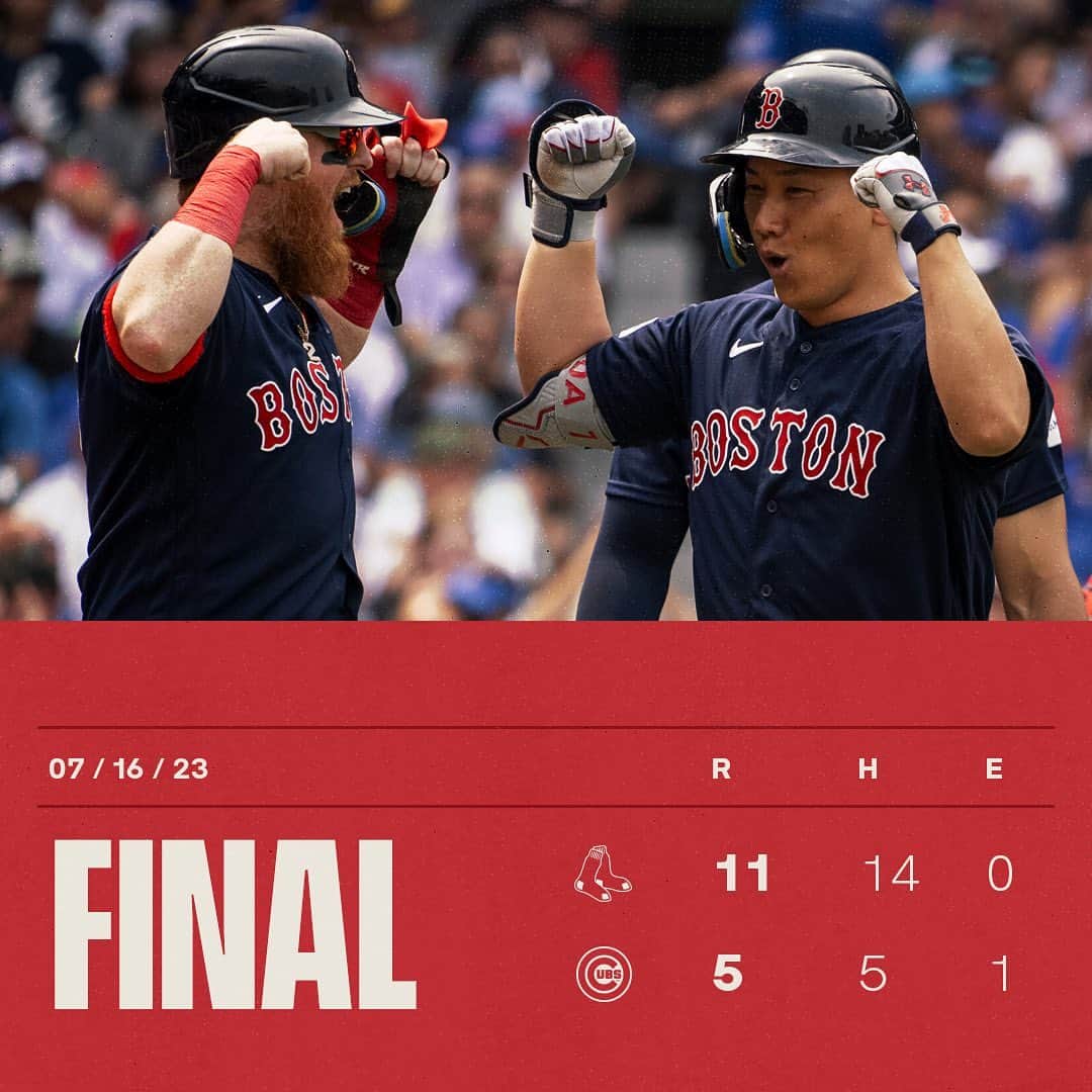 ボストン・レッドソックスさんのインスタグラム写真 - (ボストン・レッドソックスInstagram)「WINdy City」7月17日 6時14分 - redsox