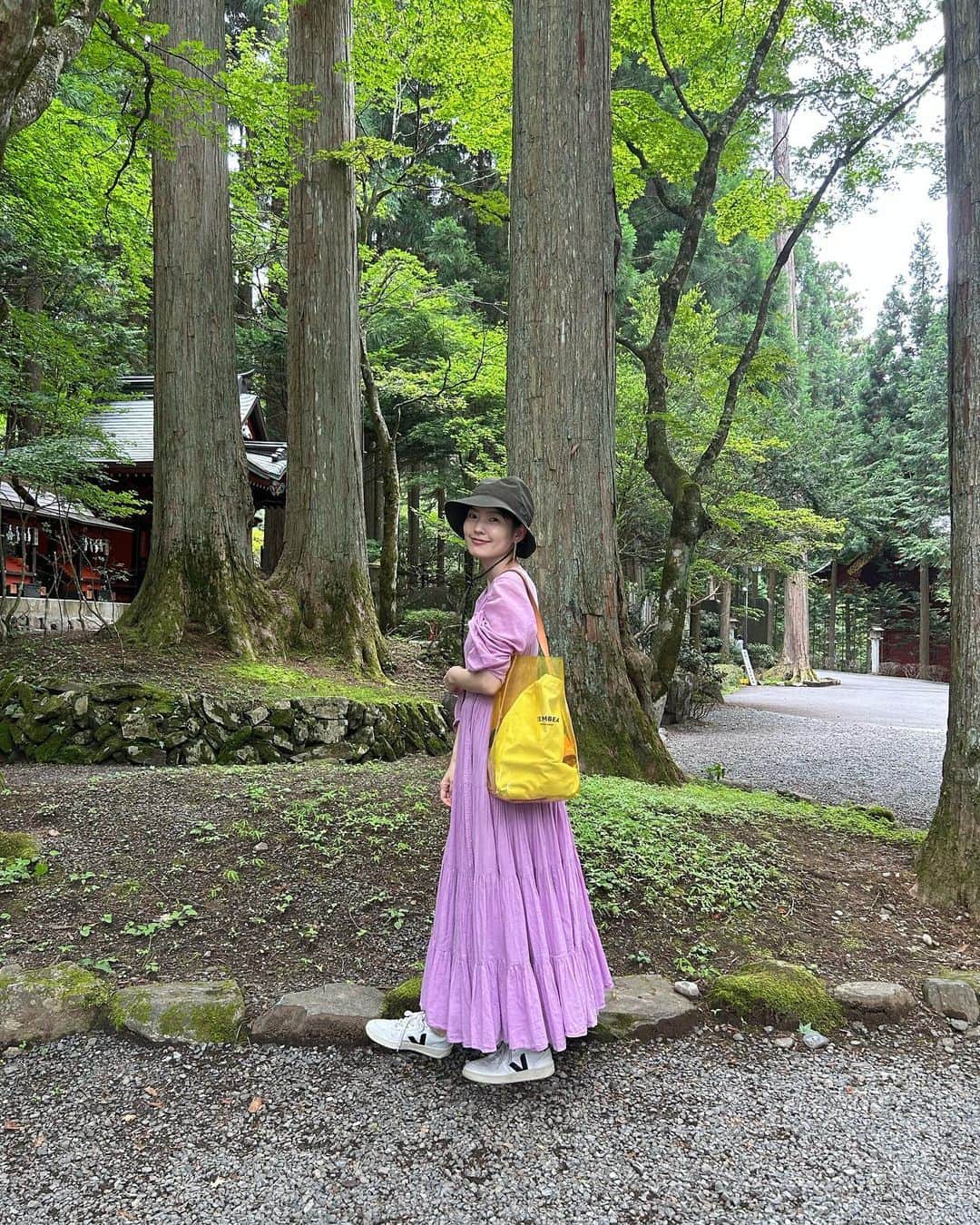 森貴美子のインスタグラム：「秩父三社めぐりバスツアー🚌 かわいい동생たちと参加してきた❤️  コースは三峰神社→秩父神社→宝登山神社 ⛩️ 締めは新宿で家系ラーメン！ 楽しかったな〜🥰」