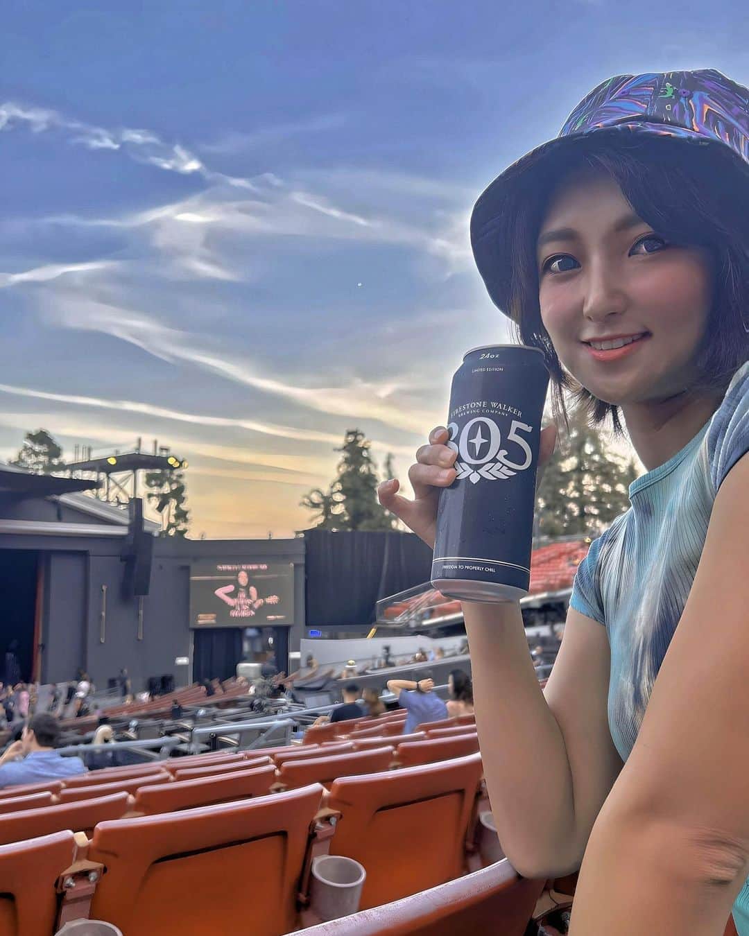 辻井美香のインスタグラム：「Goth Babe Night at Greek Theater🎵  @gothbabemusic」
