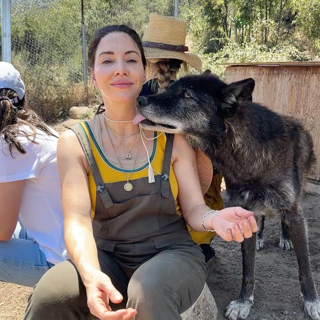 ウィットニー・カミングスのインスタグラム：「Thank you @wolfconnection for the wolfie time 🐺 cc: @mirandacosgrove @hannahstocking」