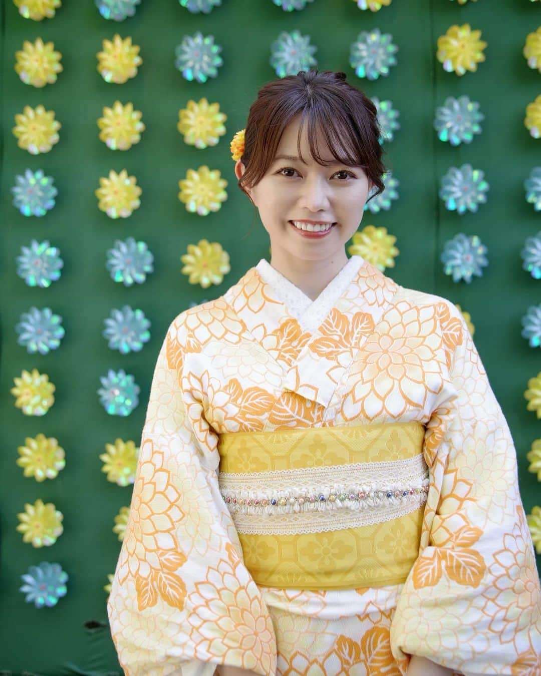 のインスタグラム：「. 浴衣👘💛  #浴衣 #yukata #浅草 #asakusa #japantravel  #撮影会 #japanesegirl #japanphoto」