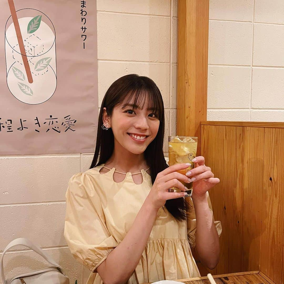 紺野彩夏さんのインスタグラム写真 - (紺野彩夏Instagram)「大好きなあすかちゃんとの居酒屋巡り🫶 美味しいお酒に美味しいご飯、幸せ空間でした、、、！ non-no webでぜひチェックしてください☺︎」7月17日 18時49分 - ayaka_konno_official