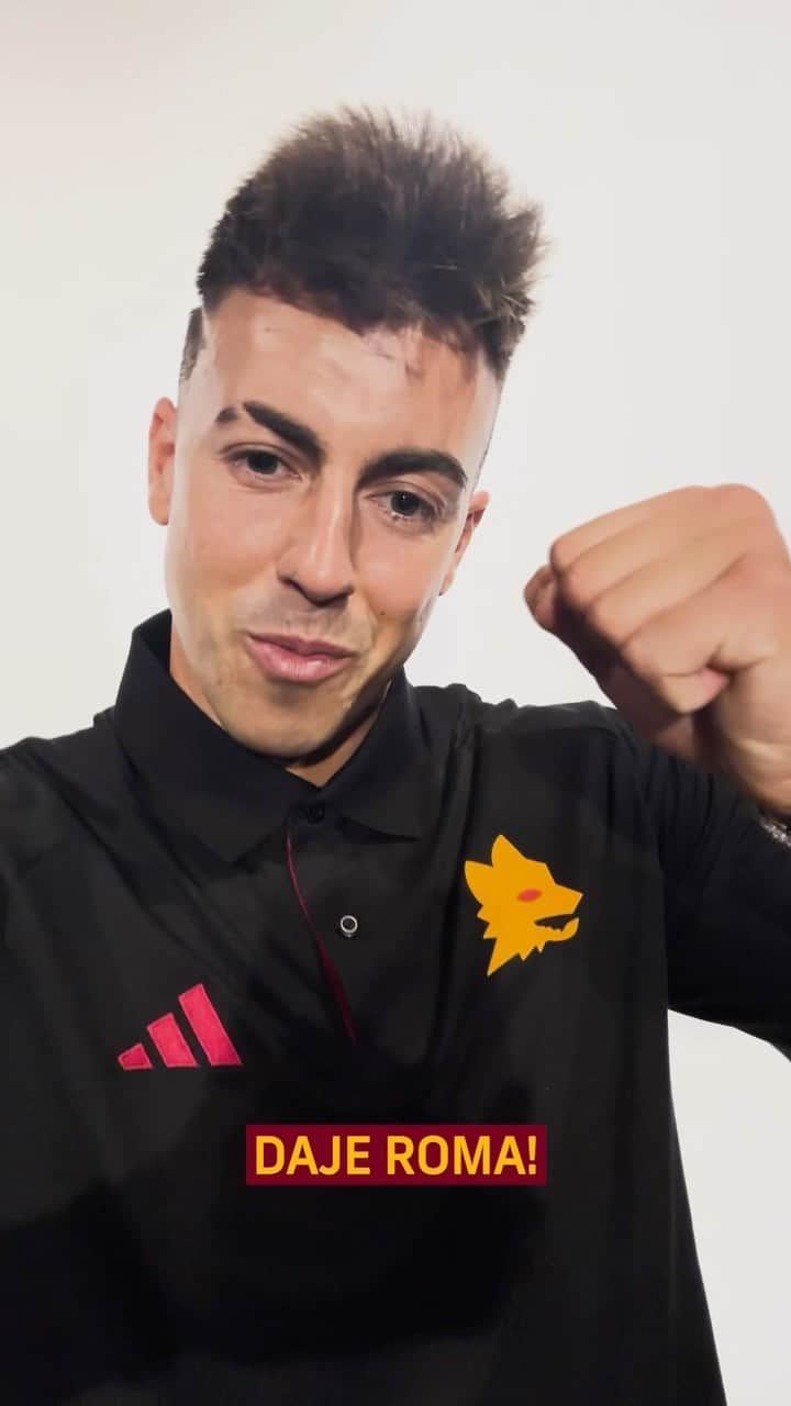 ステファン・エル・シャーラウィのインスタグラム：「A message from @stewel92 💬💛❤️  #ASRoma」