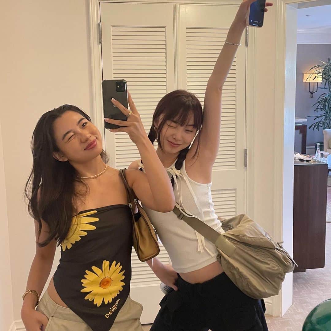 柊有紗のインスタグラム：「ロサンゼルスなう！🪽太陽サンサン！最高かな！」