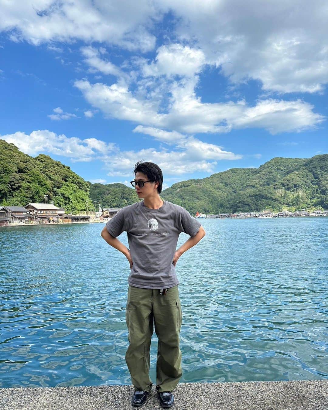 流稜太さんのインスタグラム写真 - (流稜太Instagram)「📍伊根の舟屋  初夏のお出かけにピッタリでした。 歴史ある街並み感じれて、都会住んでると非日常感得れます！」7月17日 19時12分 - nagare_ryota