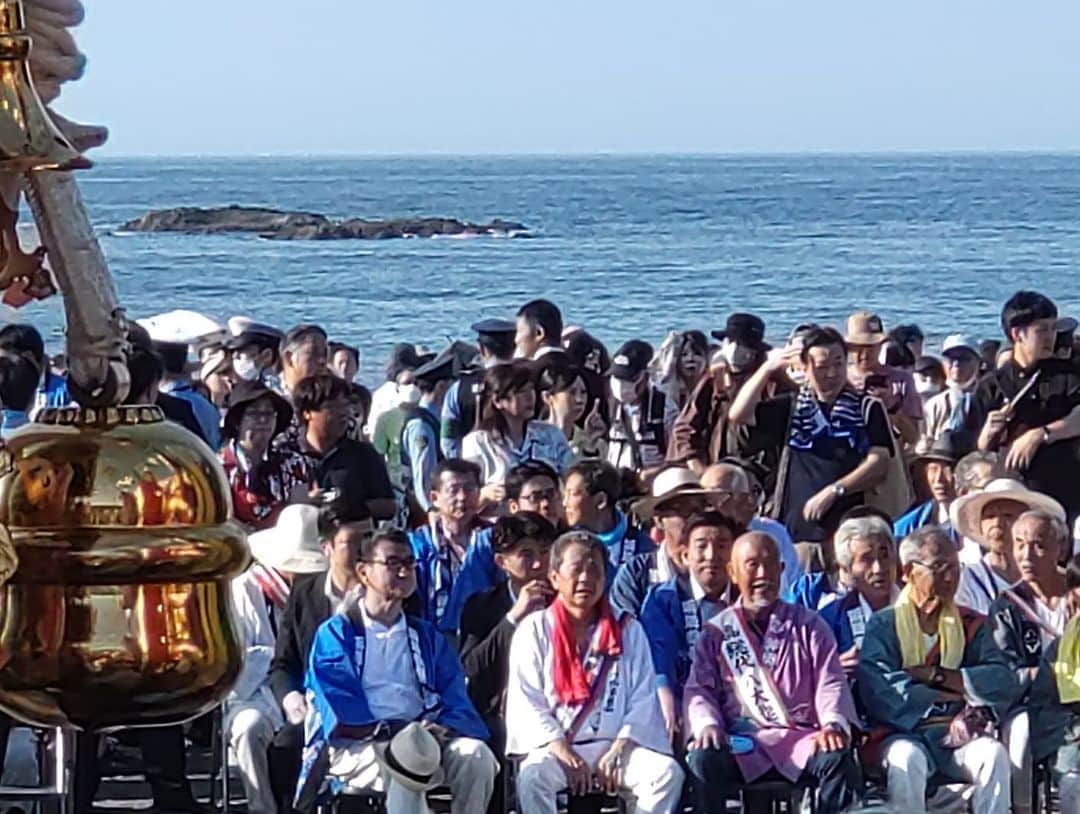 河野太郎さんのインスタグラム写真 - (河野太郎Instagram)「浜降祭。」7月17日 19時50分 - konotarogomame
