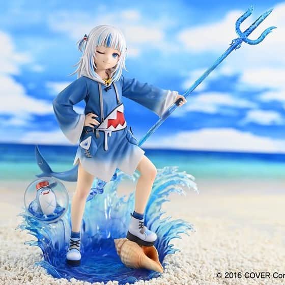 Tokyo Otaku Modeさんのインスタグラム写真 - (Tokyo Otaku ModeInstagram)「Gawr Gura poses like the queen of the ocean that she is! 🌊  🛒 Check the link in our bio for this and more!   Product Name: hololive English -Myth- Gawr Gura 1/7 Scale Figure Series: hololive production Manufacturer: Design Coco Sculptor: Design Coco (Art Director: CHIGA) Specifications: Painted, non-articulated, 1/7 scale PVC & ABS figure with stand Height (approx.): 240 mm | 9.4"  #hololive #gawrgura #tokyootakumode #animefigure #figurecollection #anime #manga #toycollector #animemerch」7月17日 20時00分 - tokyootakumode