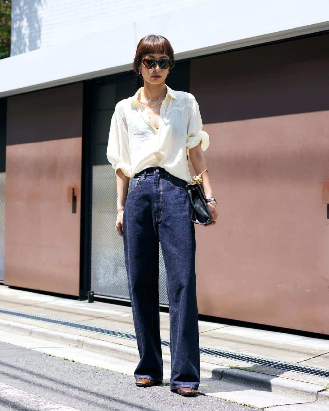 マウジーさんのインスタグラム写真 - (マウジーInstagram)「ONE WASH #MOUSSYJEANS for summer outfits  @natorika 158cm / MOUSSY OFFICIAL STAFF ・90S LOWRISE LOOSE STRAIGHT(010GAA11-5450)  Chiaki 162cm / SALES ・MVS SKINNY(010GSA12-2610)  Mari 164cm / PRESS ・HIGH WAIST LOOSE STRAIGHT(010GAA11-5350)  Iku 163cm / PRESS ・MVS FLARE(010GSA12-1600)  #MVSJEANS #MOUSSY」7月17日 11時52分 - moussyofficial