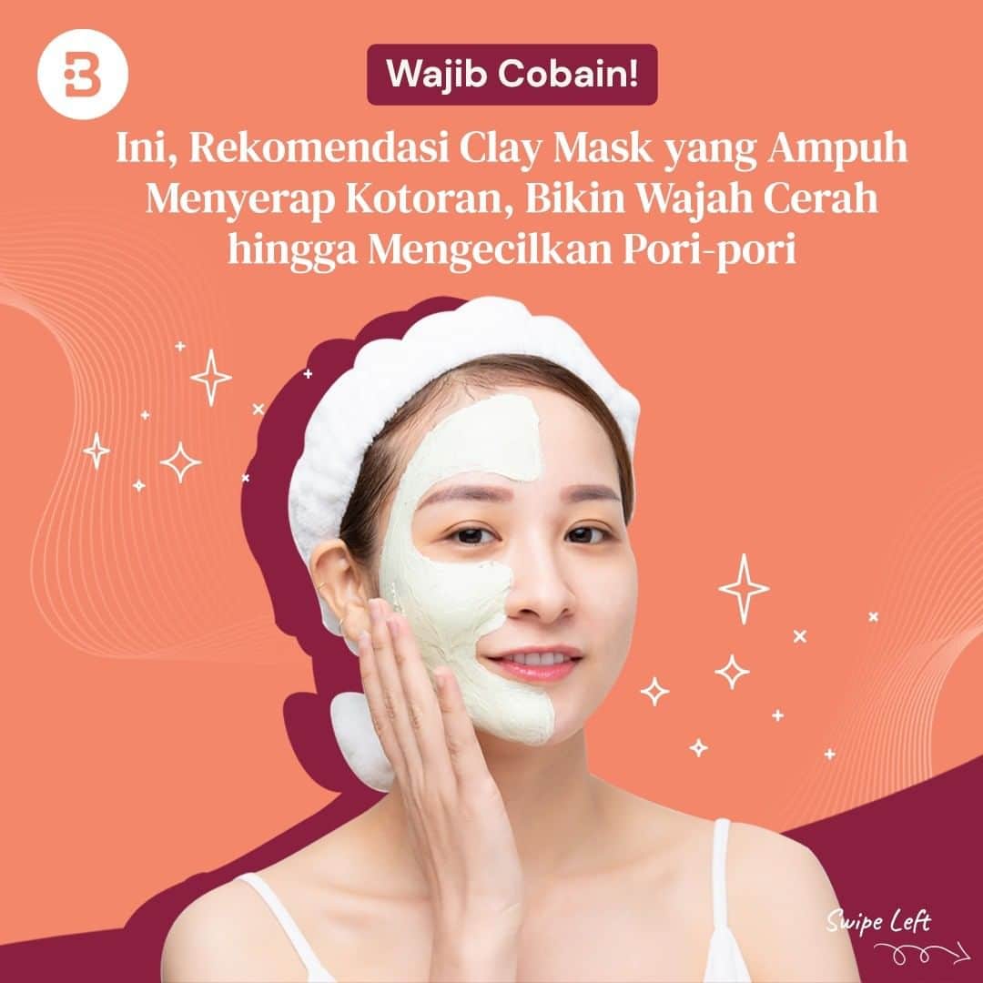 のインスタグラム：「Beauties, akhir-akhir ini clay mask jadi masker andalan untuk perawatan kulit berminyak dan berjerawat, nih. gak heran, makanya sekarang semakin banyak brand kosmetik dan skincare mengembangkan produk clay mask ini.  Kayak, 4 clay mask yang direkomendasiin Beautynesia ini bisa jadi opsi kamu untuk yang masih bingung kira-kira mau pilih clay mask yang seperti apa untuk bantu perawatan wajah kamu.  So, ada brand andalan kamu gak direkomendasi kali ini, beauties?😍  —-- Jangan lupa untuk follow @Beautynesia.id  untuk berita menarik seputar wanita dan lainnya!  Follow juga instagram : @beautynesianews 💄 @mommyasia.id 🤰🏼👶🏻 —---- #beauty #beautyproduct #produkkecantikan #claymask #maskerwajah #rekomendasiproduk #beautynesiaid」