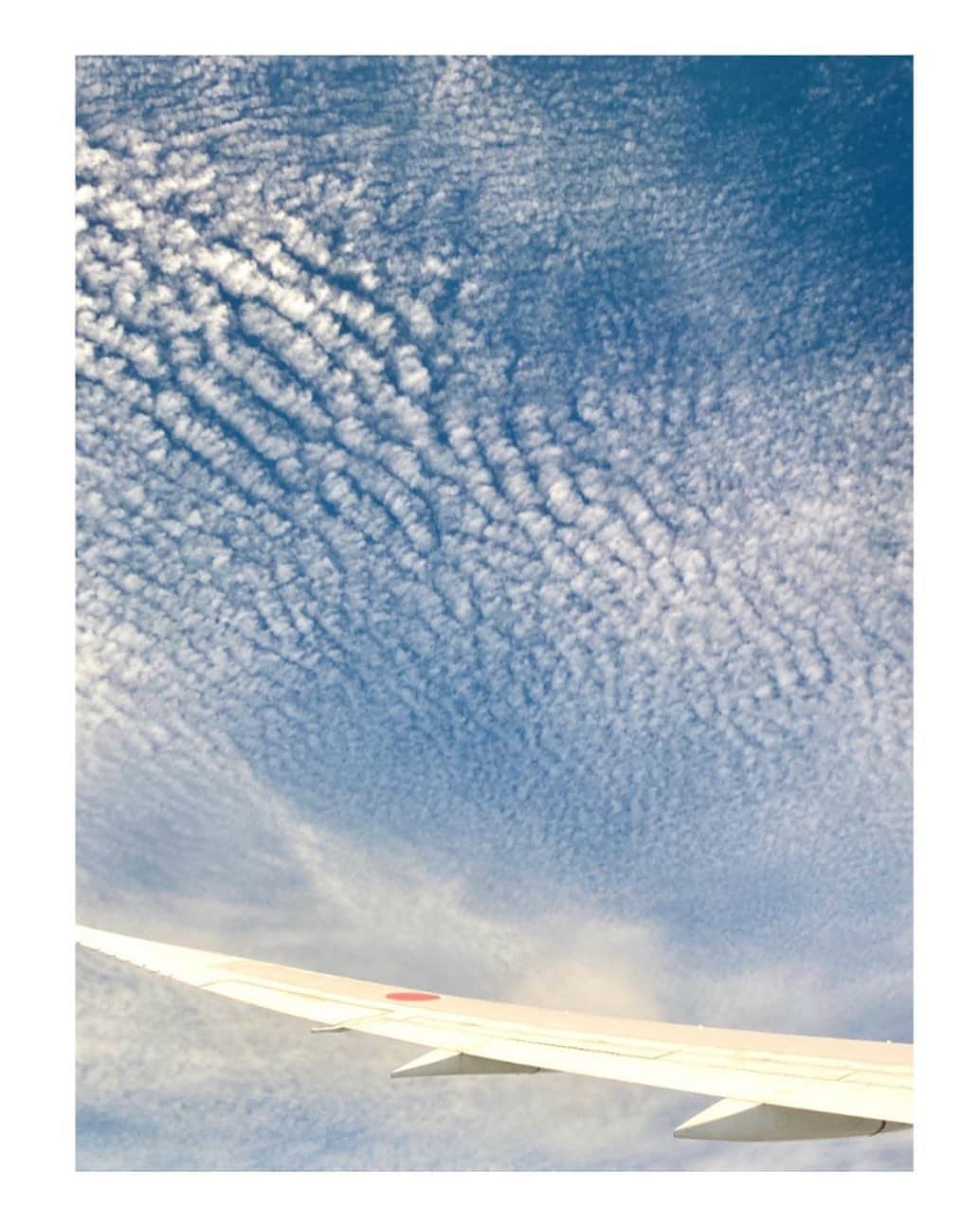 箭内夢菜さんのインスタグラム写真 - (箭内夢菜Instagram)「#いちばん会いたい人に見せたい空   お仕事で乗った飛行機内からの空︎*ﾟ きれいなうろこ雲でした 皆さんが いちばん会いたい人に見せたい空 ぜひぜひ投稿してみてください☺️♡   #夜が明けたらいちばんに君に会いにいく」7月17日 12時56分 - yumenayanai_official