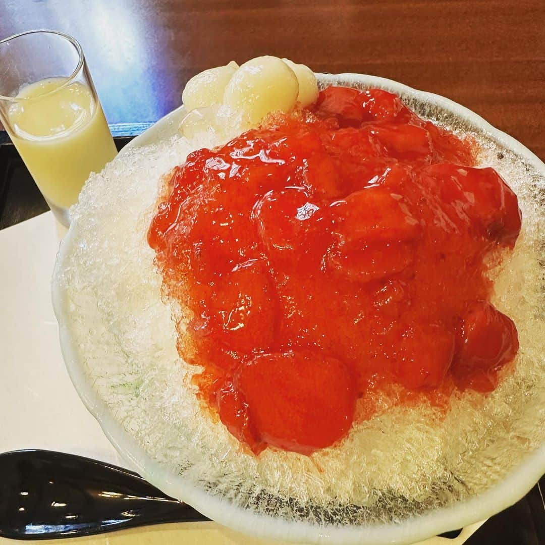 橘舞さんのインスタグラム写真 - (橘舞Instagram)「まだ上手く撮れたのでは…？🍧  #橘の写真成長日記 #かき氷  #練乳 #練乳いちご」7月17日 13時32分 - maitachibana_official