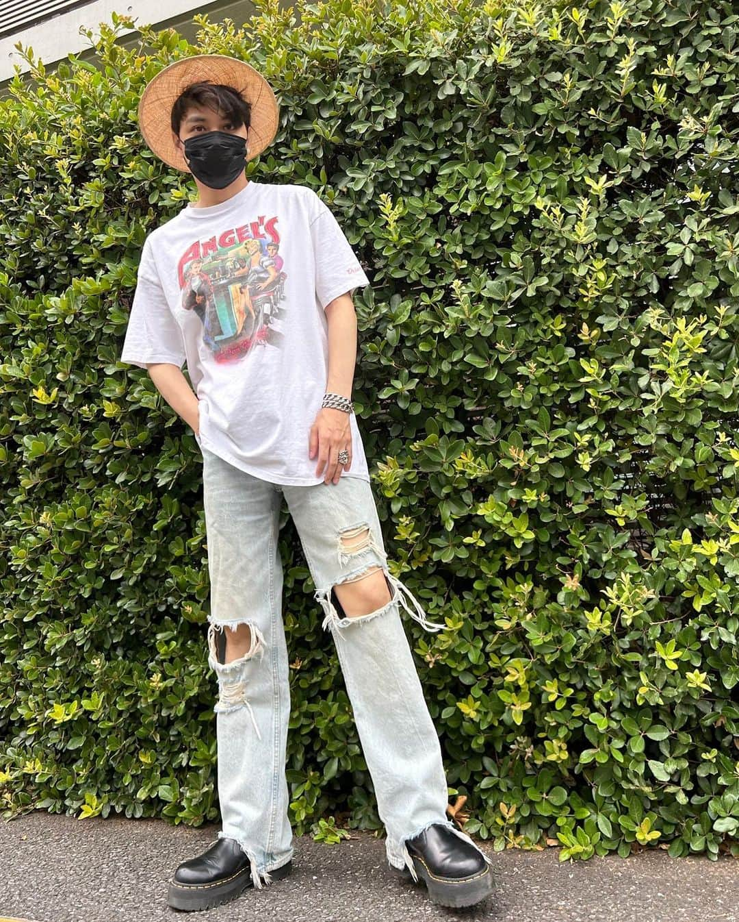 矢野聖人さんのインスタグラム写真 - (矢野聖人Instagram)「この前買った古着のTシャツ😊  #outfit #ootd #古着 #fashion  #yanomasato #矢野聖人」7月17日 13時34分 - masato_yano