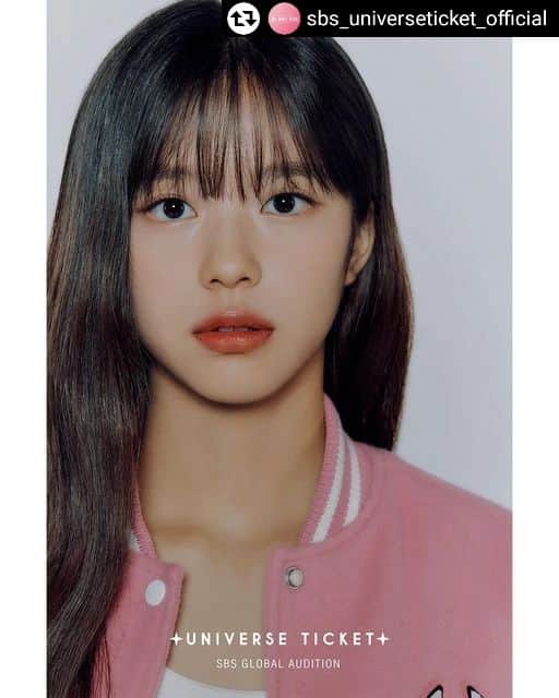 のインスタグラム：「@sbs_universeticket_official by @get_regrammer Check out the girls' Profiles✔  ✨ #황시은 #HWANGSIEUN ✨  ✏Country : 대한민국 ✏MBTI : ISFP ✏A word of resolution :  저의 엉뚱한 매력으로 여러분들의 마음을 사로잡겠습니다!  #유니버스티켓 #universeticket #SBS #fnfentertainment」
