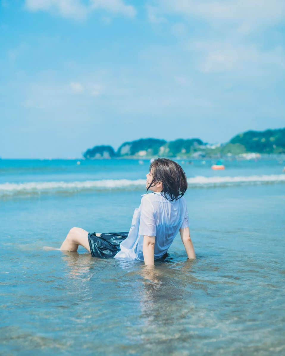 桜羽萌子さんのインスタグラム写真 - (桜羽萌子Instagram)「海の日🌊」7月17日 15時22分 - tktkpengin