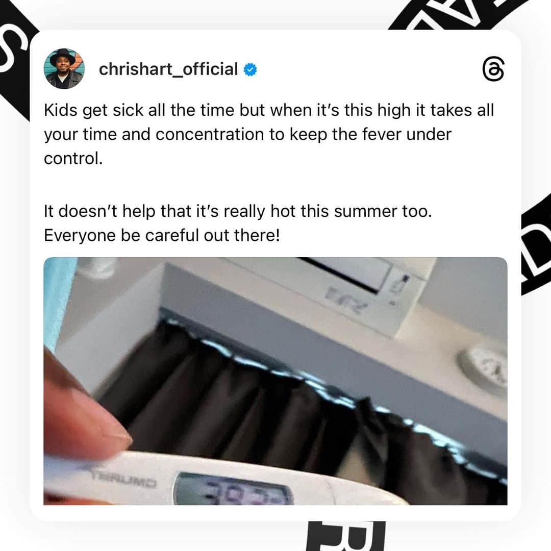 クリス・ハートのインスタグラム：「Stay safe this summer」