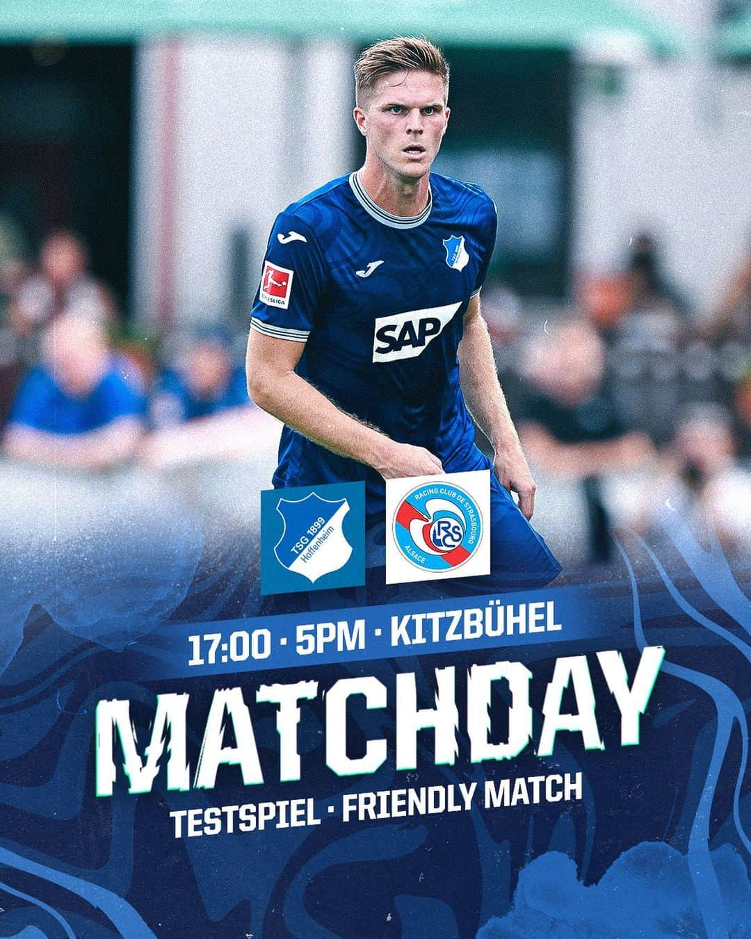 TSG1899ホッフェンハイムのインスタグラム：「MATCHDAY in Kitzbühel! Den Livestream findet Ihr auf YouTube 🖥️」