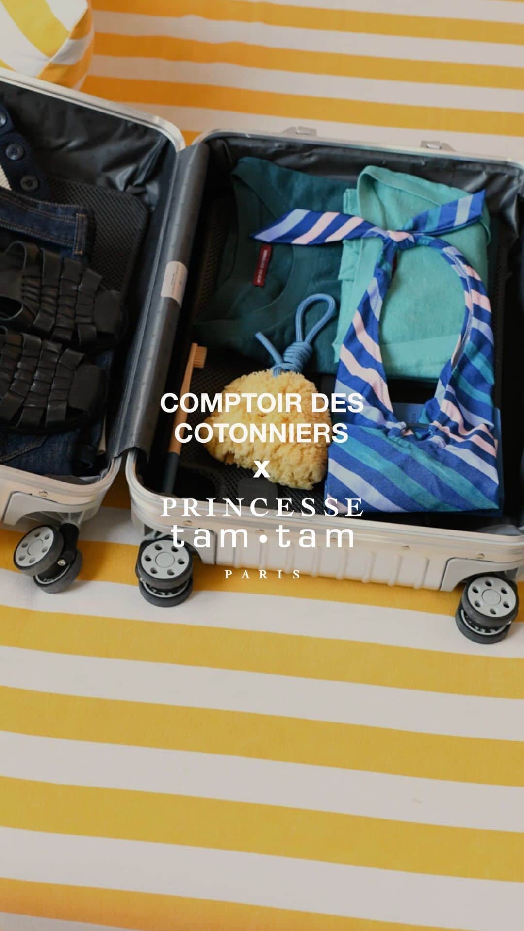 のインスタグラム：「☀️ JEU CONCOURS 👙  Tout au long du mois de juillet on sublime votre été : place à notre 3ème invité !   Une marque toute particulière pour Comptoir : @princessetamtam 💛  Princesse tam tam c’est un esprit, mais c’est aussi un savoir-faire et un style inimitables. Des détails, des coupes, des imprimés et des matières toujours dans le mille. La qualité de l’esprit et l’esprit de la qualité… C’est tout ce dont vous avez besoin cet été !   On vous propose de remporter :  - Un bon d’achat d’une valeur de 300€ chez @princessetamtam  - Un bon d’achat d’une valeur de 500€ chez @comptoirdescotonniers   Pour participer il suffit de :  -  s’abonner aux comptes instagram de @princessetamtam et @comptoirdescotonniers  - Liker ce reel  - Commenter en invitant 2 amis   Fin du concours le lundi 24 juillet à 9h.  Bonne chance 🍀  #comptoirdescotonniers #comptoirete23」