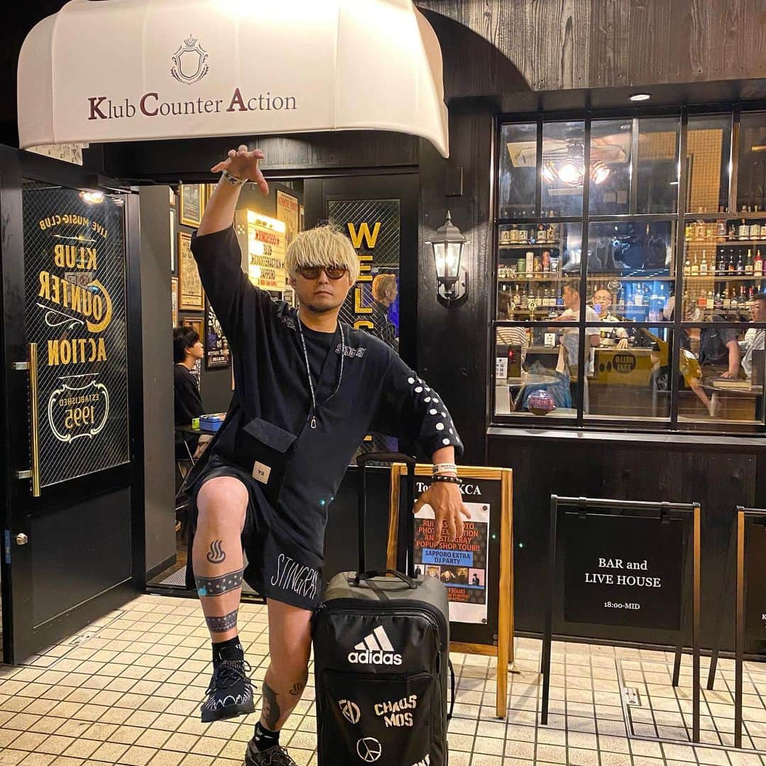 橋本塁さんのインスタグラム写真 - (橋本塁Instagram)「【札幌サウシュー写真展&STINGRAYゲスト】 札幌写真展&STINGRAYショップにSLANGのKOさんとサクマくんが遊びに来てくれました！ありがとうございました！ #札幌　#stingray #サウシュー #SLANG」7月17日 16時55分 - ruihashimoto