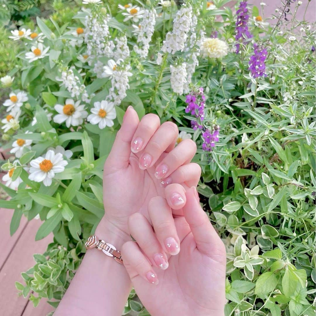 森みはるさんのインスタグラム写真 - (森みはるInstagram)「いつもお任せでかわいいネイルしてくれる〜💘」7月17日 16時57分 - miharu_mori