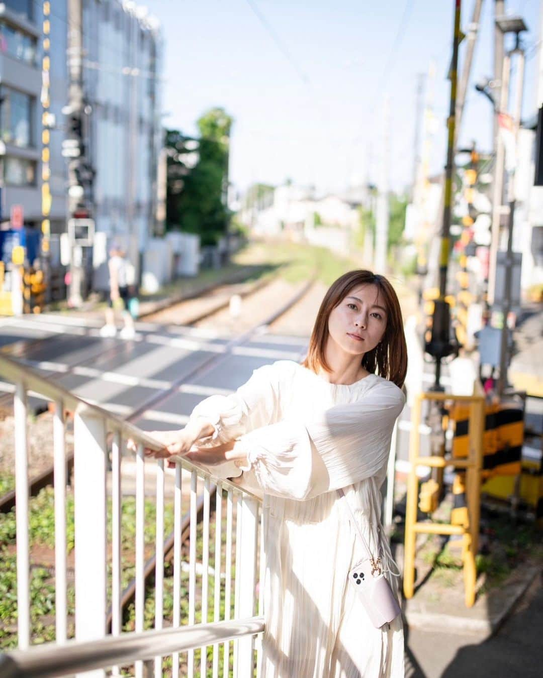 小坂温子さんのインスタグラム写真 - (小坂温子Instagram)「世田谷線🚃✨ #電車でお散歩  #世田谷線 #お散歩大好き #豪徳寺」7月17日 17時12分 - kosaka_atsuko