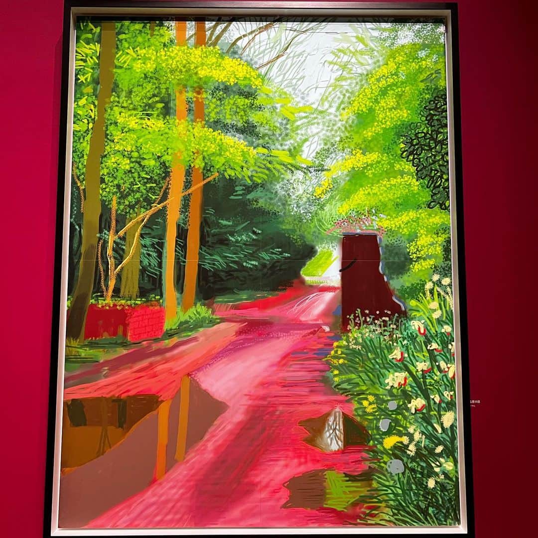 大枝瑞希さんのインスタグラム写真 - (大枝瑞希Instagram)「David Hockney 🌷」7月17日 18時16分 - __mzkxx__