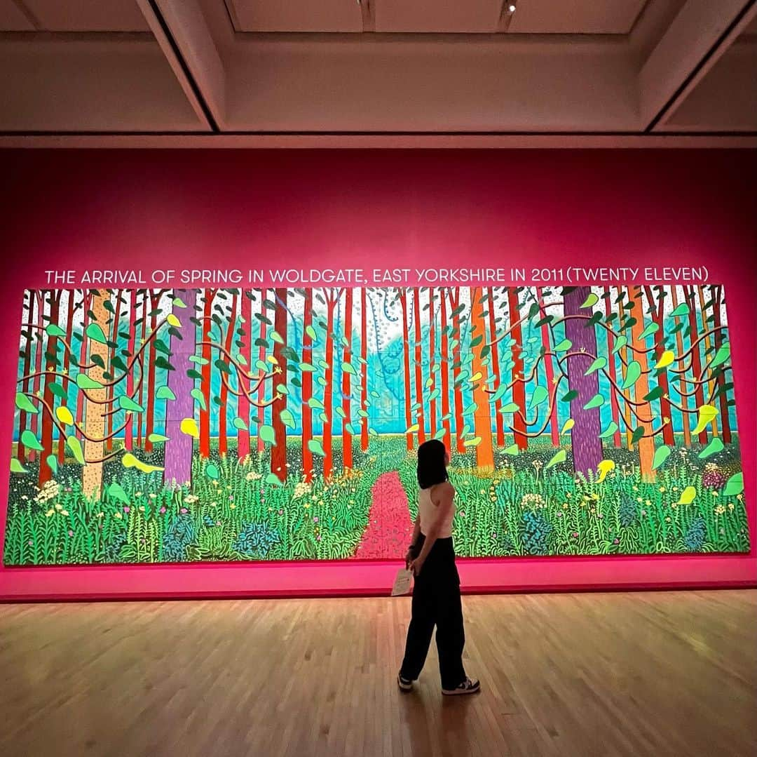 大枝瑞希のインスタグラム：「David Hockney 🌷」