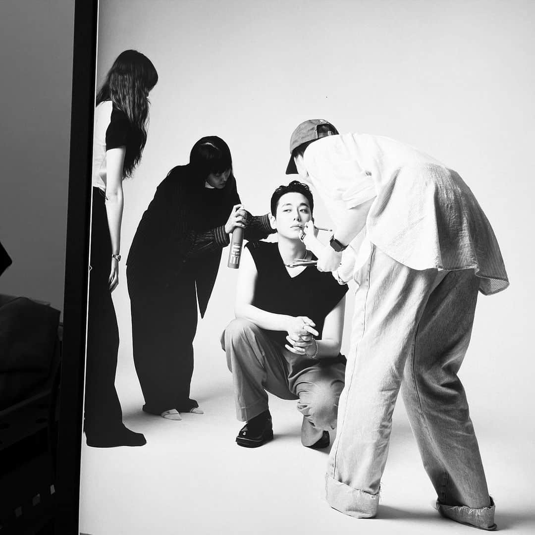 チェジン のインスタグラム：「일할때가 제일 행복해.」