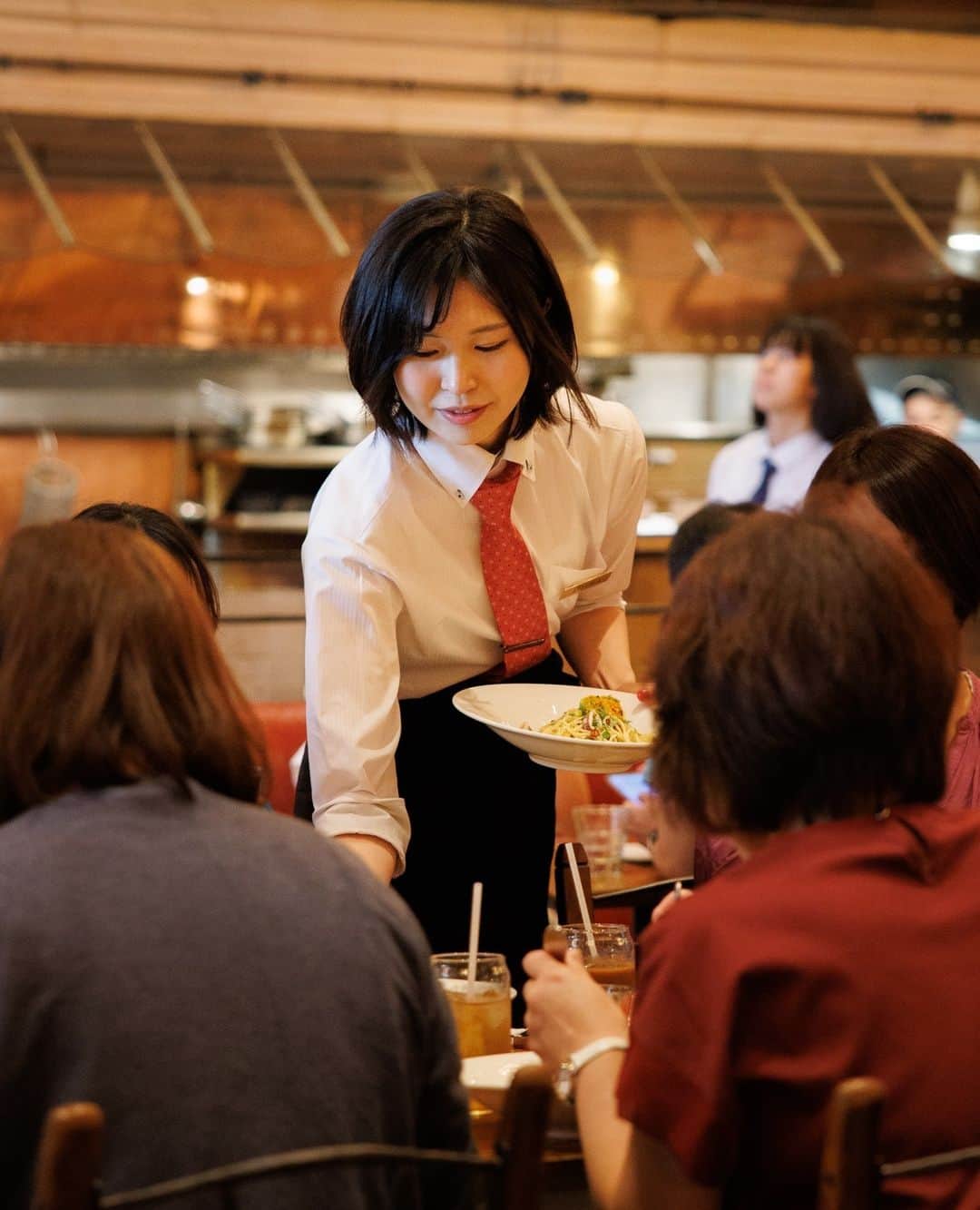カフェ ラ・ボエムのインスタグラム：「ご来店いただきありがとうございます！🍝⁠ Thanks for dining with us! We aim to provide exceptional service that you won't forget 🍷」
