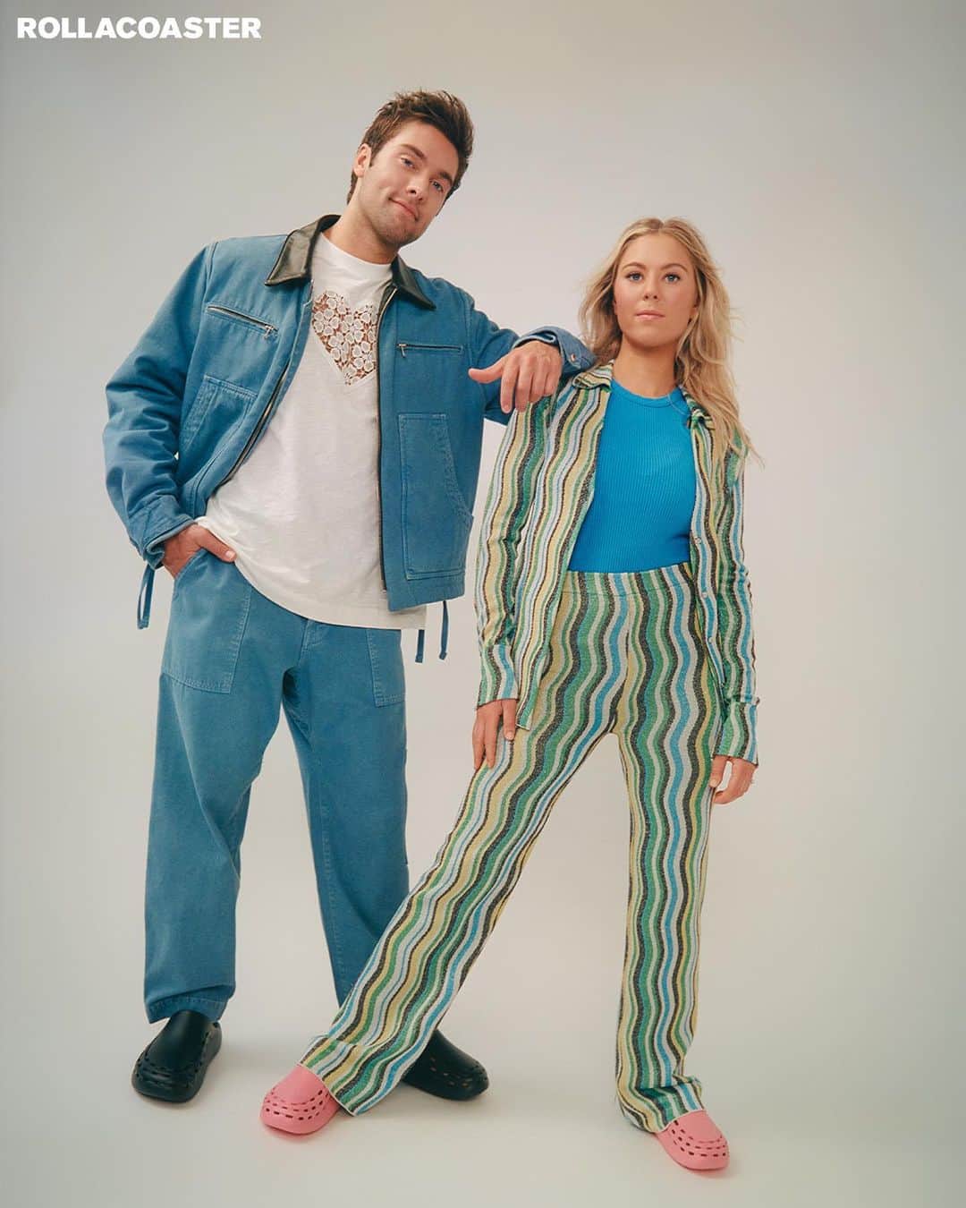 オースティン・ノースのインスタグラム：「THE NORTHS  Photography by @jonstars Fashion by @alimullin at @thewallgroup Words by @scarlintheshire  Editorial Director @charlottejmorton Editor @ellaxwest Art Director @Harry_conor Production Director @bencrankbencrank Producer @isabellacoleman_ Production Intern Lola Randall Grooming by @heatherraebang Hair and makeup by @jordanadavid Fashion Assistant @alexzaherrera」