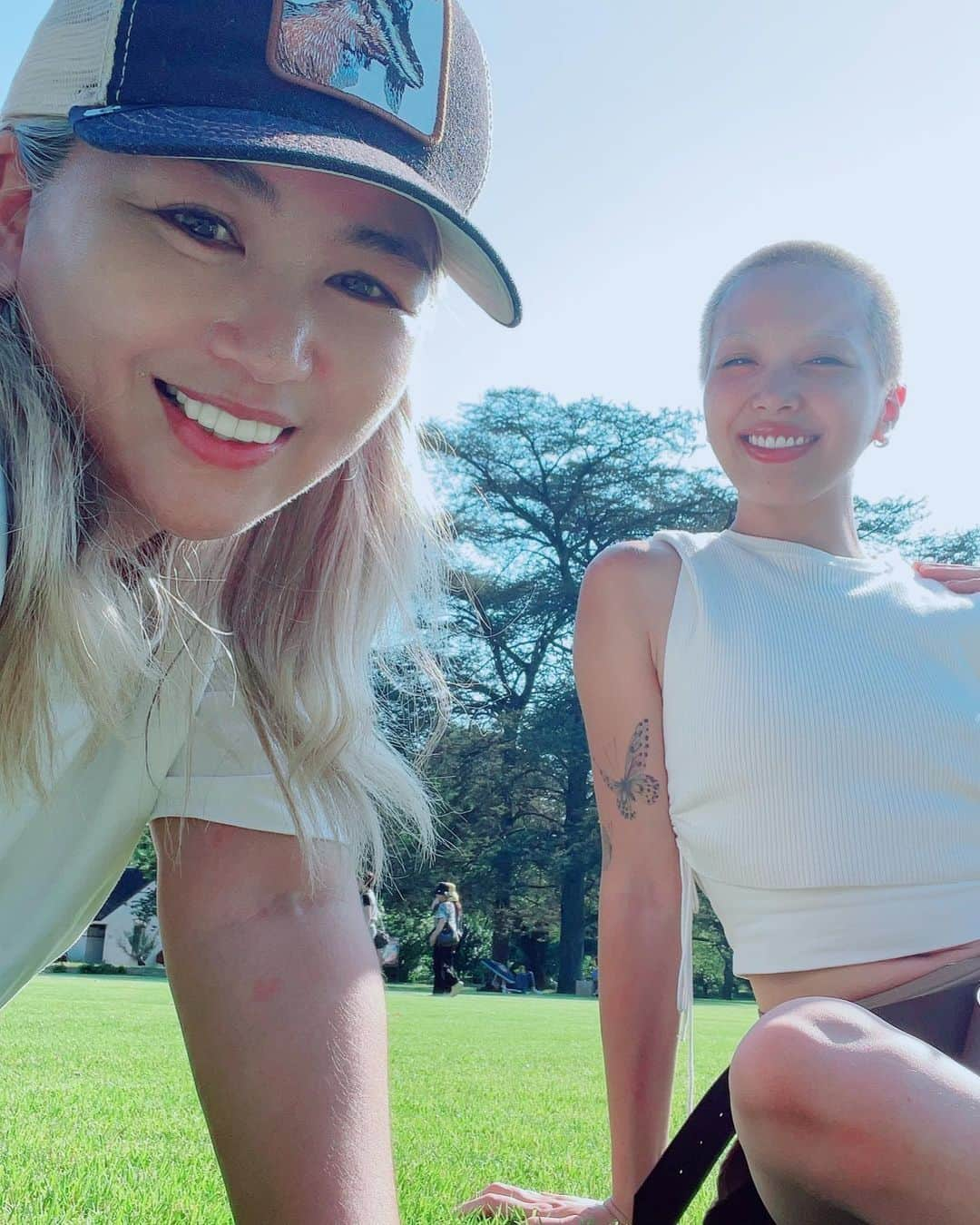 石田サラさんのインスタグラム写真 - (石田サラInstagram)「park day 💚💚💚 with @sara_g_i ♡」7月17日 20時35分 - sara_g_i