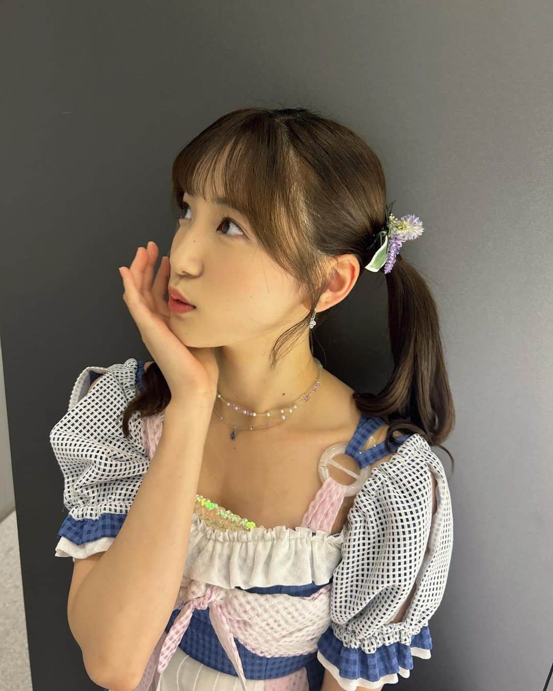 下尾みうさんのインスタグラム写真 - (下尾みうInstagram)「ツインテール👧 ， フェスに参加すると、夏が始まったと感じる😌 今年の夏 ...