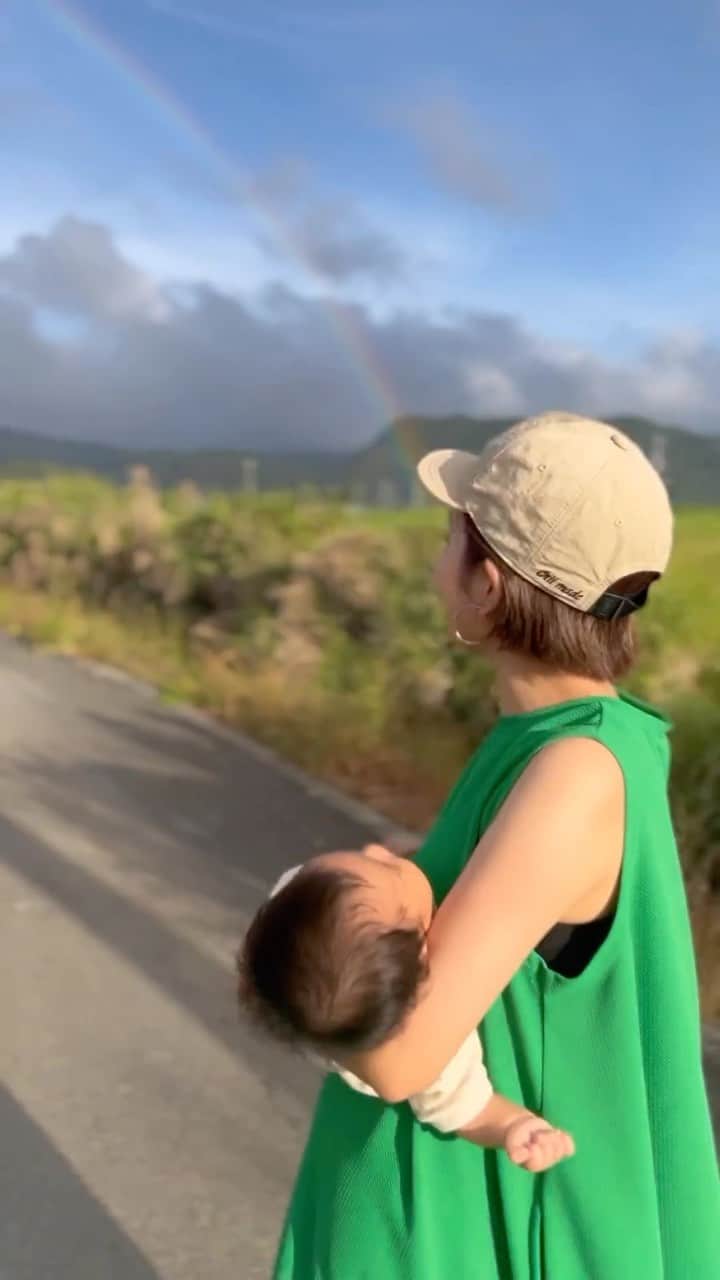 富久美玲のインスタグラム：「🌈」