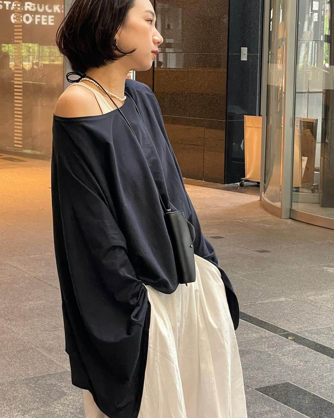 ETRÉ TOKYO ストアさんのインスタグラム写真 - (ETRÉ TOKYO ストアInstagram)「@etretokyo  【 Shinjuku Store Staff 】 ㅤㅤㅤ  Nami Height：167cm Account：@etretokyo_nami ㅤㅤㅤ  - - - - - - - - - - - - - - - - - - - - - - - - - - - -  商品詳細はTOPページURLよりチェック🔍 ›› @etretokyo_store  ㅤㅤㅤ スタッフコーディネートも毎日更新中【 #etretokyo_staff_ootd 】をフォロー🐿️  TOPページの"フォロー中"から 気になるスタッフのアカウントをフォロー🤝  - - - - - - - - - - - - - - - - - - - - - - - - - - -   ⁡ 【LUMINE SHINJUKU STORE】  ETRÉ TOKYO ルミネ新宿2店 TEL：03-5989-0979 ⁡ ー営業時間ー (平日、土日祝)11:00-21:00 ⁡ #etretokyo #etre #fashion #etretokyoshinjuku #2023ss#2023etress #etretokyo_staff_ootd  #エトレ#エトレトウキョウ#スタッフスナップ#スタッフコーディネート#スタッフ紹介#アパレルスタッフ#ルミネ新宿#オトナカジュアルコーデ #シンプルコーディネート#白黒コーデ#高身長女子コーデ #167cmコーデ」7月17日 21時34分 - etretokyo_store