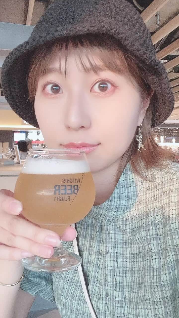 天野麻菜のインスタグラム：「ビール女子。3541」