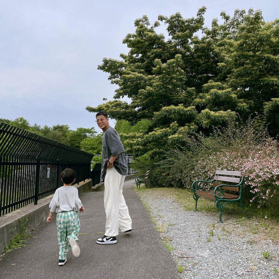 永井龍のインスタグラム：「姫路市セントラルパーク🦒」