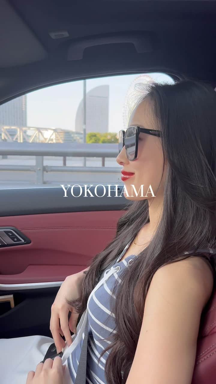 長沼南帆のインスタグラム：「みなとみらいドライブ🚗💨 景色が綺麗で大好きなんだ♥️  明日からまた頑張ろう🤝  #みなとみらい　#みなとみらいドライブ　#ドライブ　#ドライブスポット #横浜 #横浜ドライブ　#横浜観光 #横浜観光スポット #みなとみらい観光 #みなとみらい観光スポット」