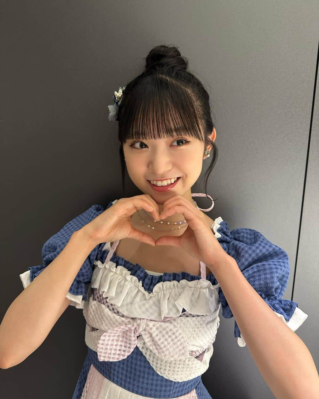 山内瑞葵のインスタグラム：「. ୨୧┈┈┈┈┈┈┈┈┈┈୨୧ . 🍡🍡🍡🍡🍡 . #AKB48 #IDOLSQUARE #お団子ヘア  . ୨୧┈┈┈┈┈┈┈┈┈┈୨୧」