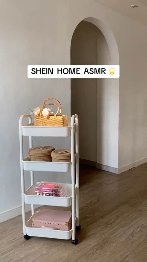SHEINのインスタグラム：「👂 ASMR 👂 Assembly: ✨ ACTIVATED ✨ What items would you stock in this storage solution? 👇 @wonderkathh  🔎13250092 13965789 13201542 13738706 13150106  #SHEIN #SHEINforAll #SHEINstyle #fashion #chic #saveinstyle」