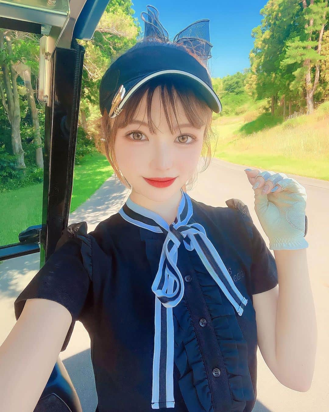 はるさんのインスタグラム写真 - (はるInstagram)「⑅∙˚⋆ なにかと話題のザセントナインへ⛳️ 夏ゴルフの洗礼浴びた日💦 フロントティーからでぴったり100で100切りならず… またリベンジしたいっ💪🏻 * ゴルフしてるとそばかす、しみが気になるから YAG BEAUTY CLINIC @yagbeauty_officialで レーザートーニングをしてきたよ🏥 パチパチされる感じで全然痛くなかった✨ 何回か続けることで効果あるみたいだから続けていきたい♪ * 予約の際にHaruのInstagramを見たで yagレーザートーニング＋パック 通常価格￥9,000＋tax が ご新規様￥2,980＋tax になるキャンペーンやってるみたい💭 是非行ってみてね❣️ * * #YAGBEAUTY #レーザートーニング #RRRマスクパック   #ゴルフコーデ  #ゴルフ女子 #関東ゴルファー #ゴルジョ #golfswing #golfgirl #golflife #ママゴルファー #東京ゴルファー #ゴルフ男子 #ゴルフウェアコーデ #ゴルフ好きな人と繋がりたい #골프  #インドアゴルフ #ゴルフ練習 #golfstagram #ゴルフスコア  #関東ゴルフ  #韓国ゴルフウェア #サンバイザー #サンバイザー女子 #ゴルフシューズ」7月17日 23時15分 - harurun1216