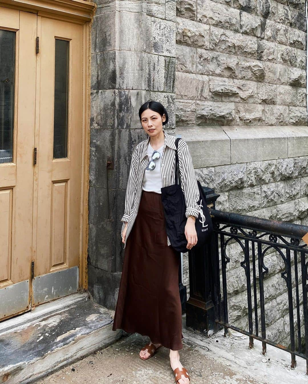 mixmatchisthekeyさんのインスタグラム写真 - (mixmatchisthekeyInstagram)「shirt + super long skirt」7月17日 23時46分 - zhuzhulifenotes