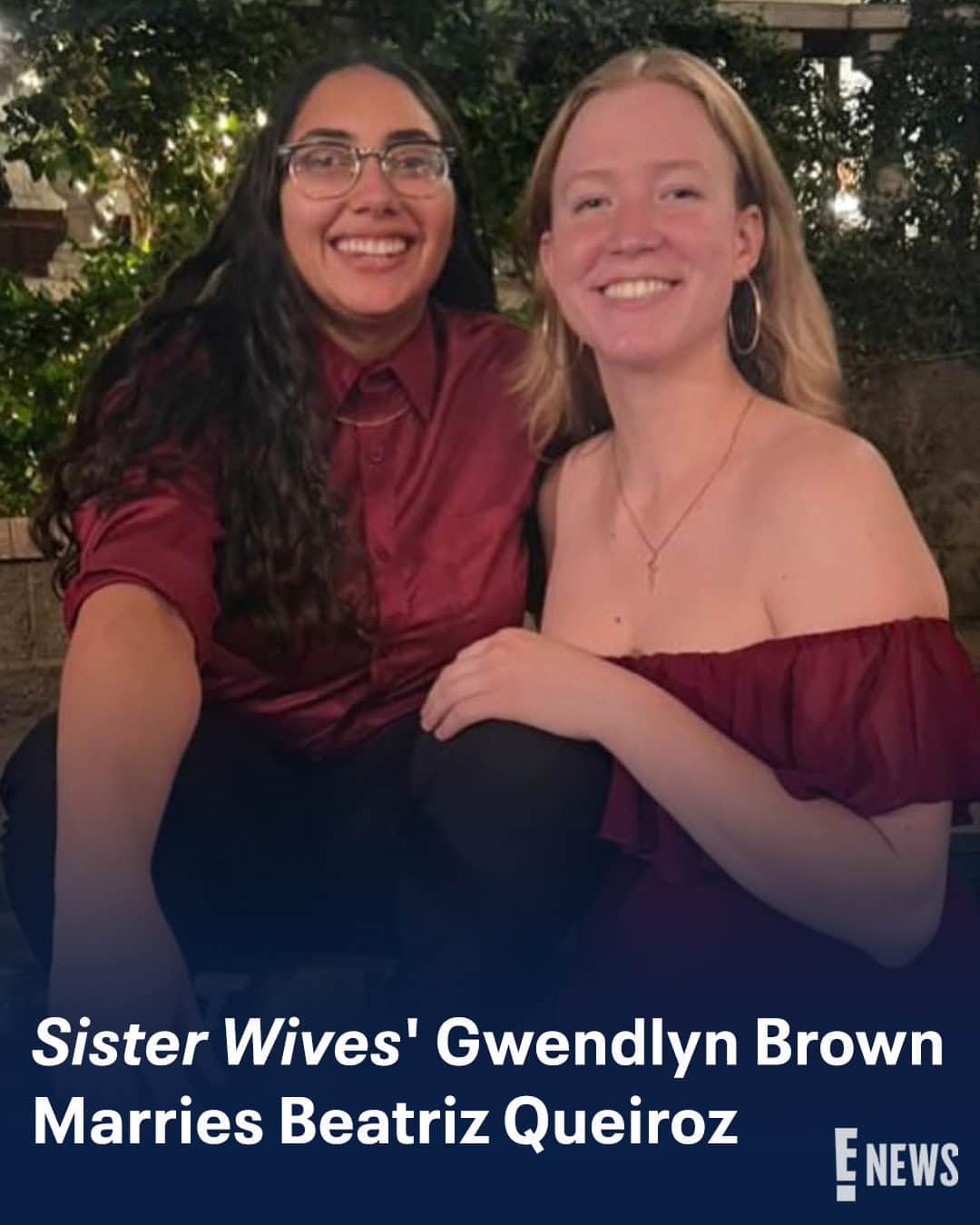 E! Onlineさんのインスタグラム写真 - (E! OnlineInstagram)「Gwendlyn Brown, the daughter of #SisterWives stars and exes Christine Brown and Kody Brown, is married. ❤️ Link in bio for more on her wedding to Beatriz Queiroz. (📷: Instagram)」7月18日 0時00分 - enews