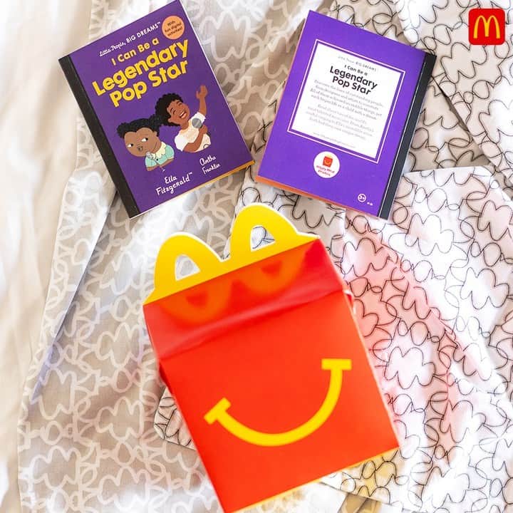 McDonald's Philippinesのインスタグラム：「lakas maka-inspire nito sa mga bagets! 🎤  Surprise them with our latest Happy Meal Readers book -  I Can Be a Legendary Pop Star today. Order now via McDelivery!」
