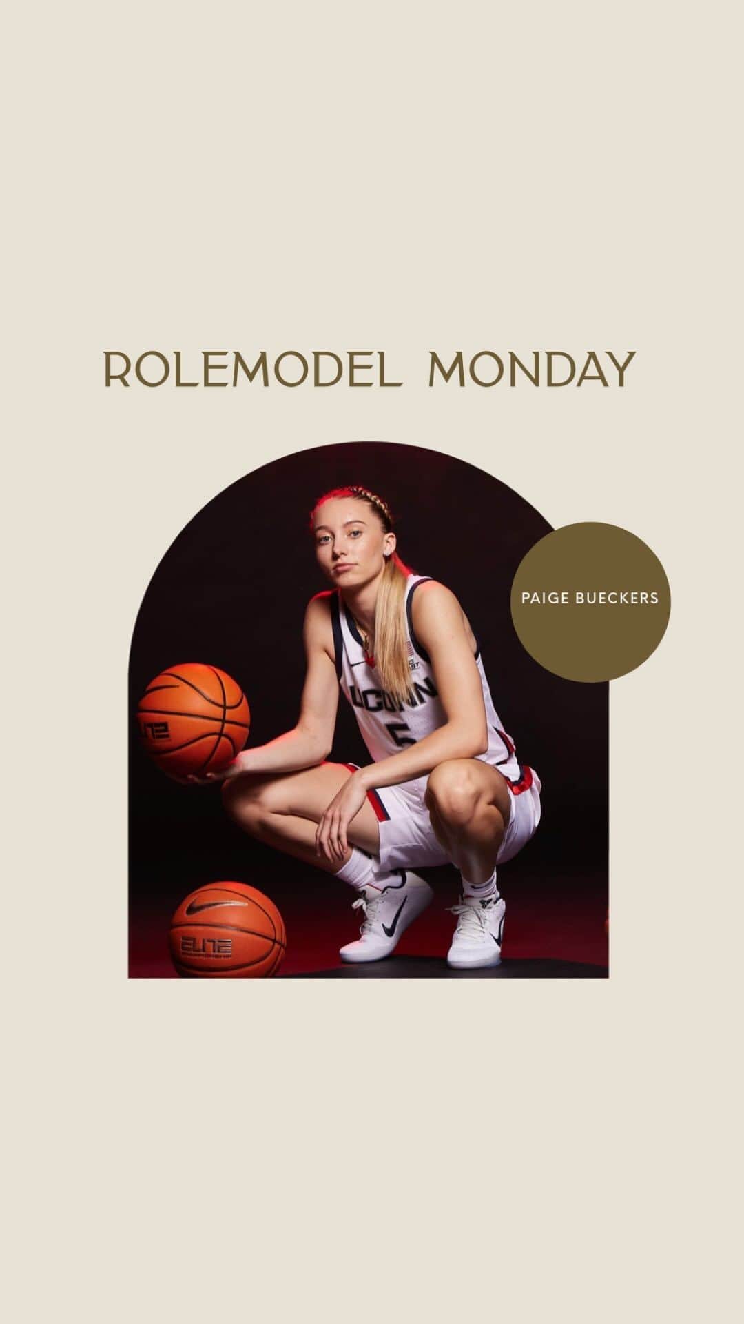 Nia Sioux Frazierのインスタグラム：「Today’s #rolemodelmonday is basketball star @paigebueckers ⭐️」