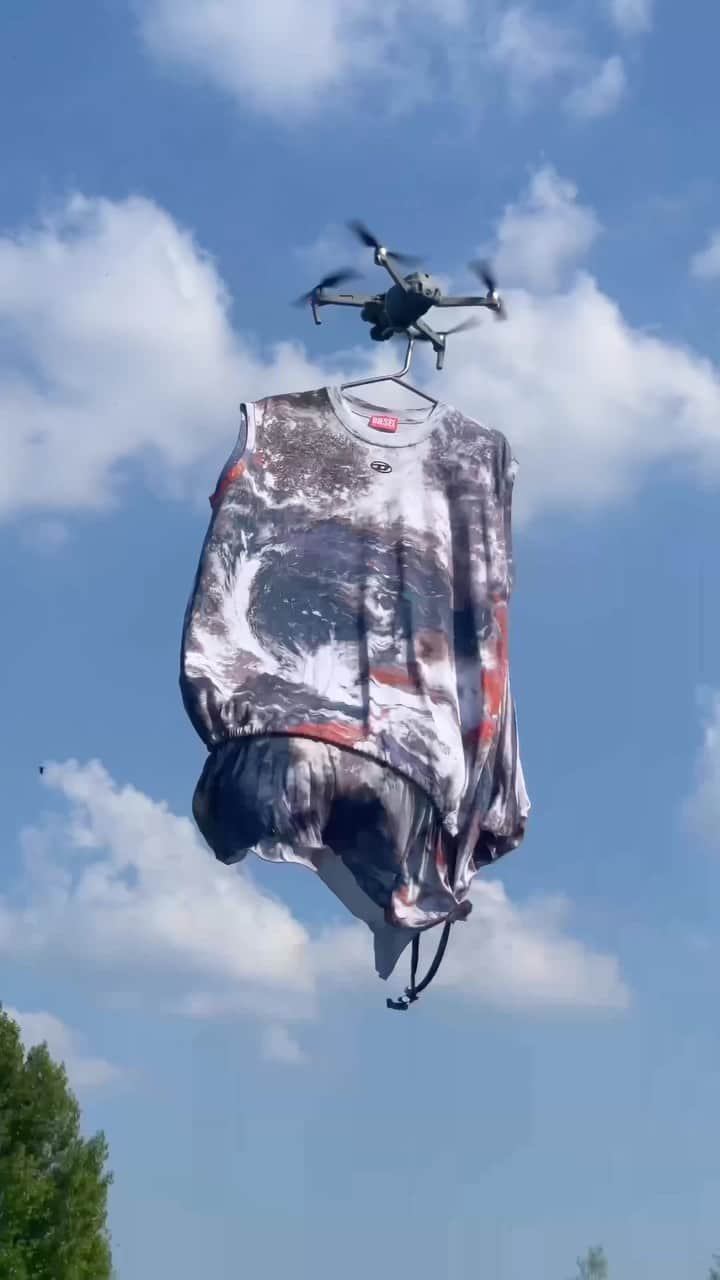 ディーゼルのインスタグラム：「Fit for the new world order.    Diesel’s Planet Camo tank dress from #DieselFW23 features a new take on camouflage made from photos of the earth from space.    Tap to shop and discover more at the link in bio.  #ForSuccessfulLiving」