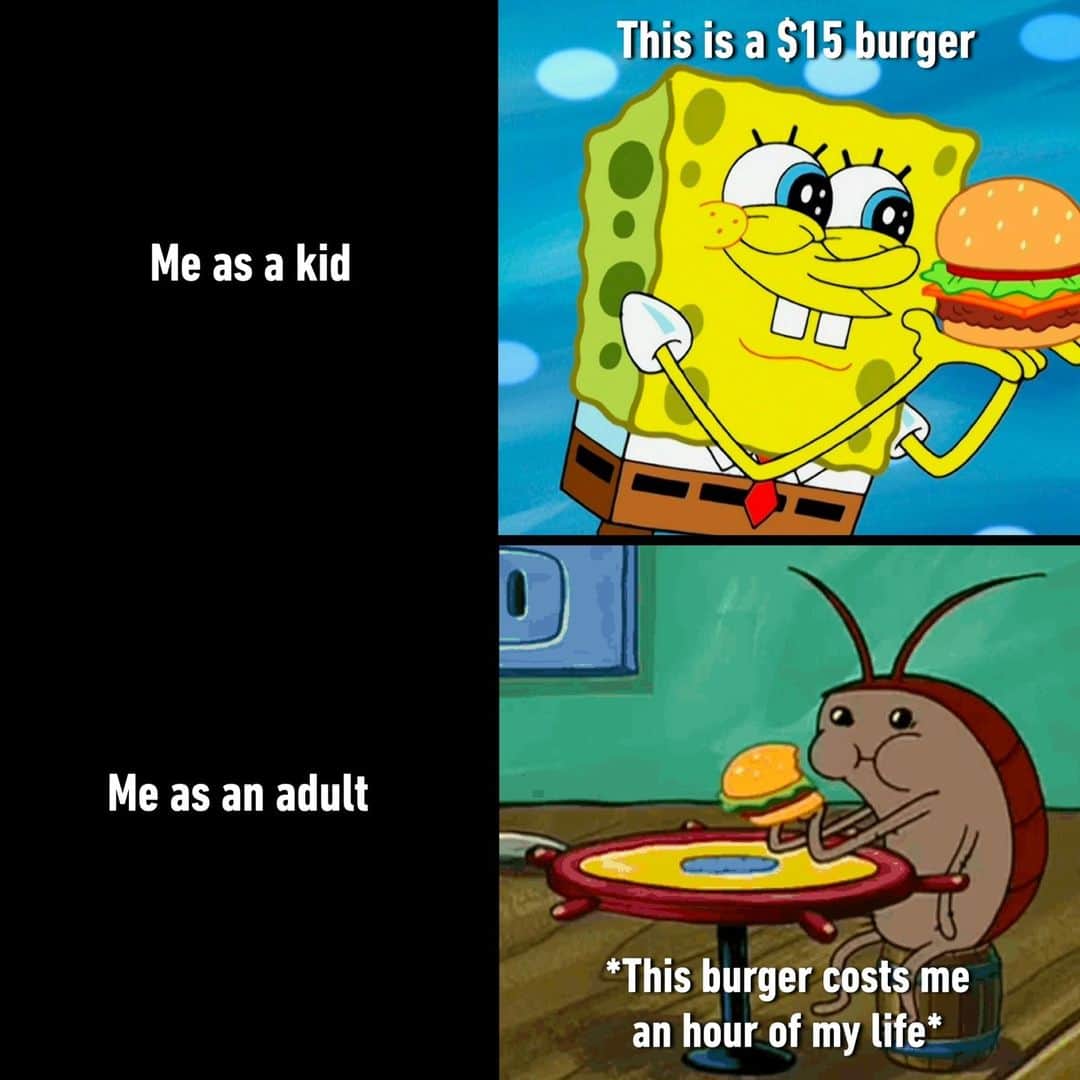 9GAGさんのインスタグラム写真 - (9GAGInstagram)「better just eat half of it and save the rest for the next meal  - #childhood #adulthood #ood #meal #money #memes #9gag」7月18日 2時00分 - 9gag