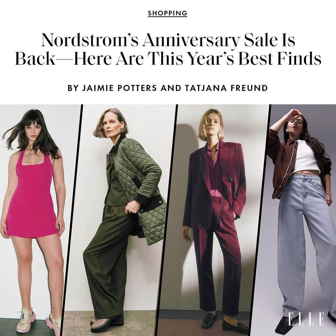 ELLE Magazineさんのインスタグラム写真 - (ELLE MagazineInstagram)「When it comes to fashion sales with (actually) good deals on (actually cute) clothes, @nordstrom’s annual Anniversary Sale is one of the year’s biggest headliners. Those who’ve been shopping the cult-loved sale since the first coming of UGGs will need no introduction to the sale’s logistics. For the uninitiated, Anniversary Sale differs from regular sales as it includes discounts on new fall styles before the season even begins. This is in addition to deals on bestsellers galore.  Tap the link in bio for our favorite 2023 finds.」7月18日 2時03分 - elleusa