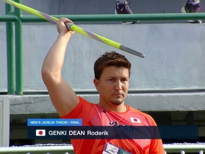 ディーン元気のインスタグラム：「Asian championships🇹🇭 83.15m🥇 Appreciate for all the supports🙏  世界ジュニアの銀メダル以来の国際大会のメダルで初めての金メダル、晩年期が近づく中、一つご褒美をいただけた気持ちです。  世界選手権にピークを、ワクワクしながらやるべきことを淡々とやっていきます。  応援ありがとうございました👍  #javelinthrow  #lifeisgood」