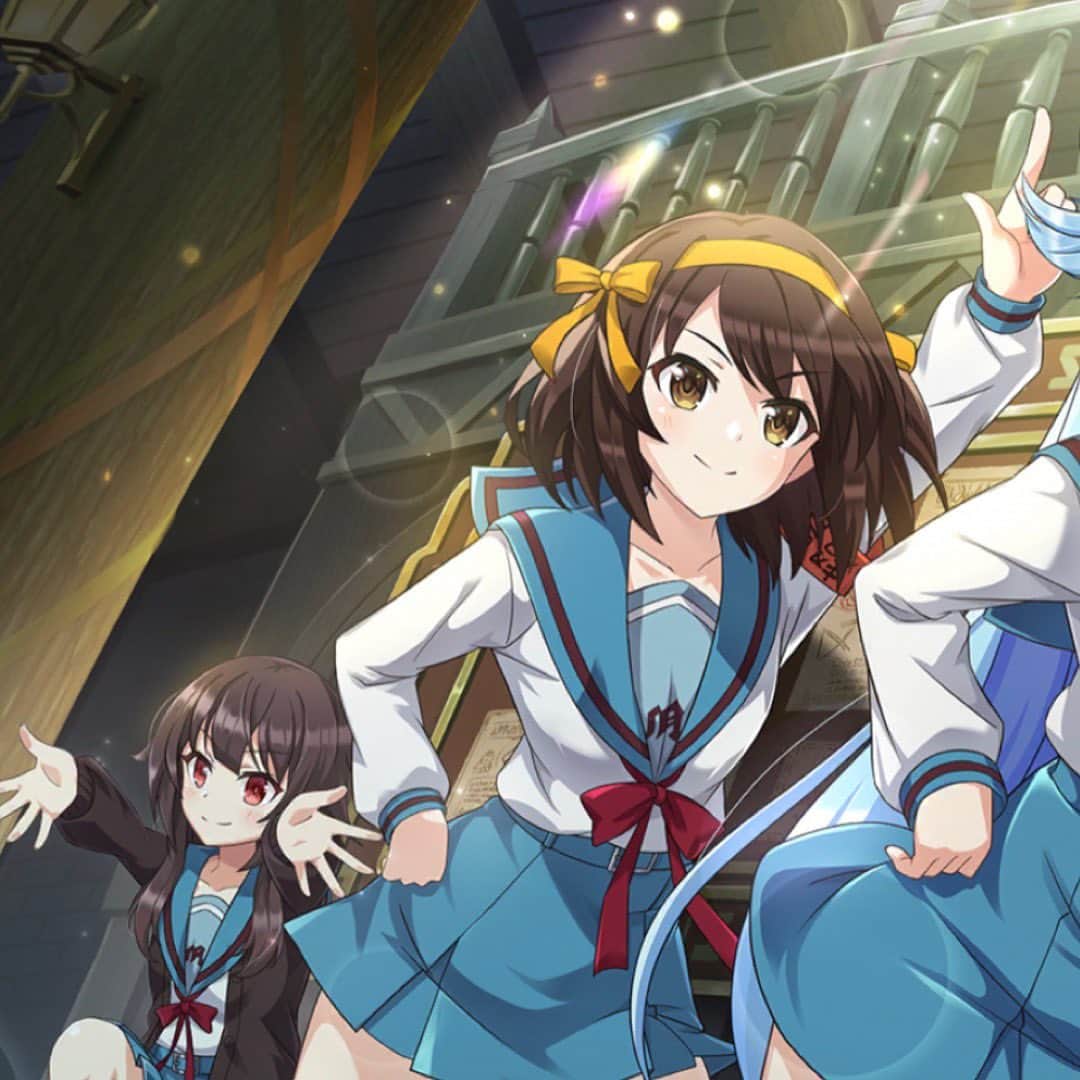 FashionDreamer Dのインスタグラム：「Collaboration ⚔️   "The Melancholy of Haruhi Suzumiya" ⚔️ "Konosuba: God's Blessing on This Wonderful World!" That was a great game ! Loads of fun! 🌻‪🫶🏻️  #haruhisuzumiya    @d_japanese」