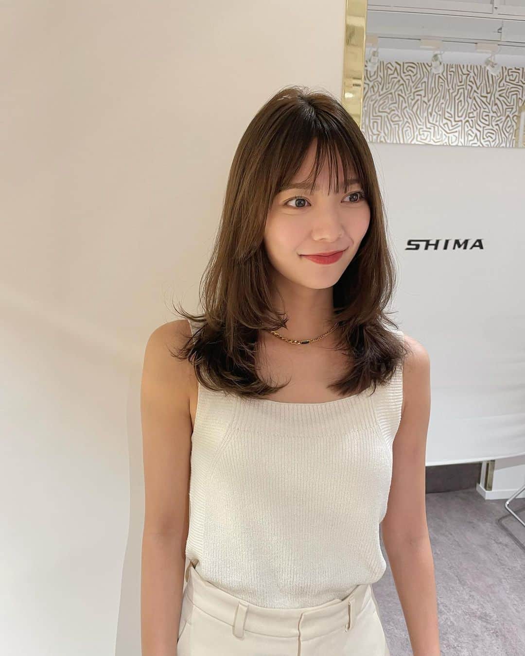 河原洋美のインスタグラム：「あすかちゃん💕 #linkybyshima #hiromi_hair」