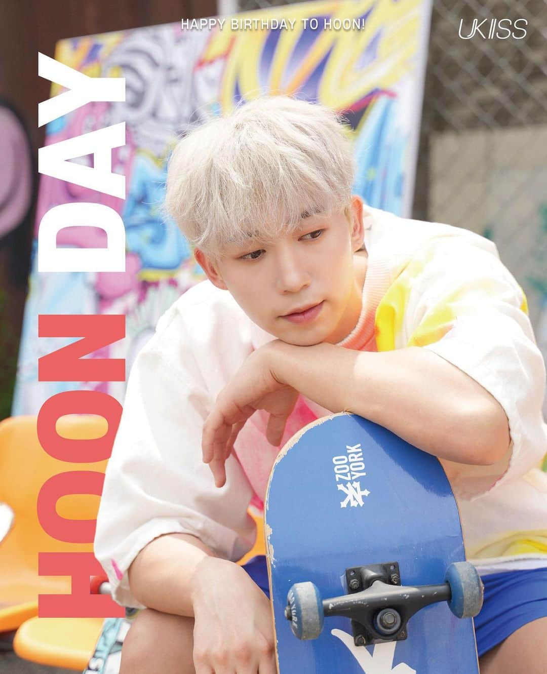 U-KISSのインスタグラム：「🎉HAPPY BIRTHDAY TO HOON!🎉  #HAPPYBIRTHDAY #HOON #훈 #UKISS #유키스」